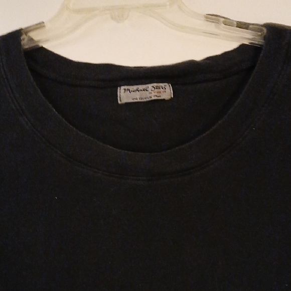 Michael Stars Classic Black Long Sleeve Tee - Picture 3 of 4